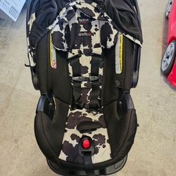 Britax infant car seat cow print