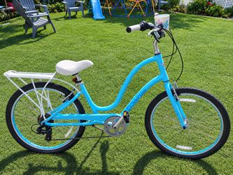 Electra Townie 7 speed aluminum cruiser bike