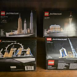 Lego Architecture Boxs and instruction manual only. No lego included