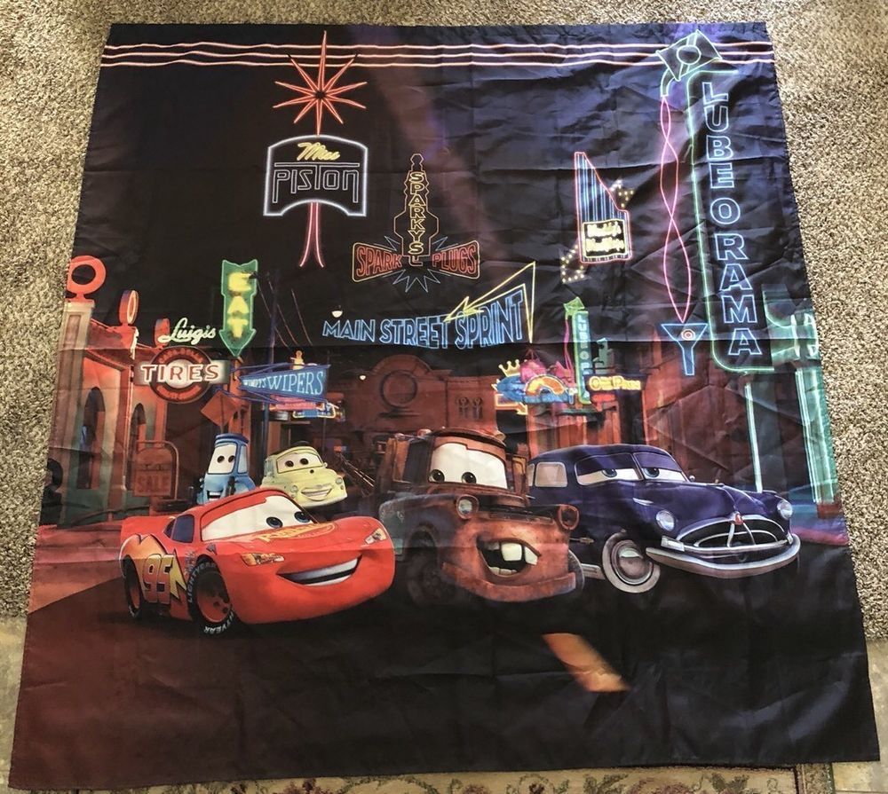 *Disney Cars shower curtain *