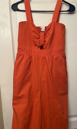 Trendy Orange Romper 🧡