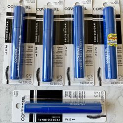 5 Covergirl Very Black & 205 Black Curved brush Mascara