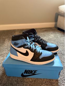 Jordan 1 Retro High OG UNC Toe - Size 9.5