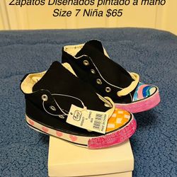 Tenis Diseñados Pintados A Mano