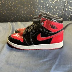 Air Jordan 1 Patent Bred Size 7