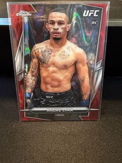 Topps Chrome UFC Andre Lima RC Red Refractor