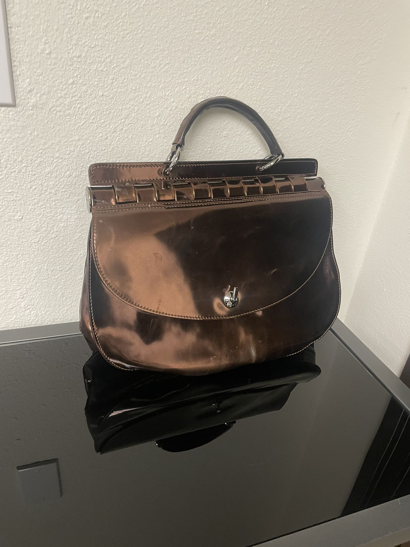 VERSACE women leather bag