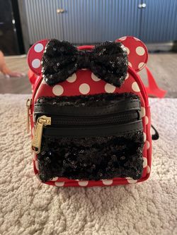 Minnie Mouse loungefly small backpack/wristlet