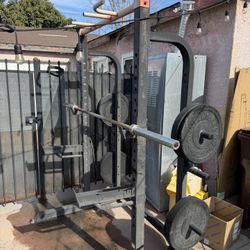 Selling Squat Rack With Bar And Weights