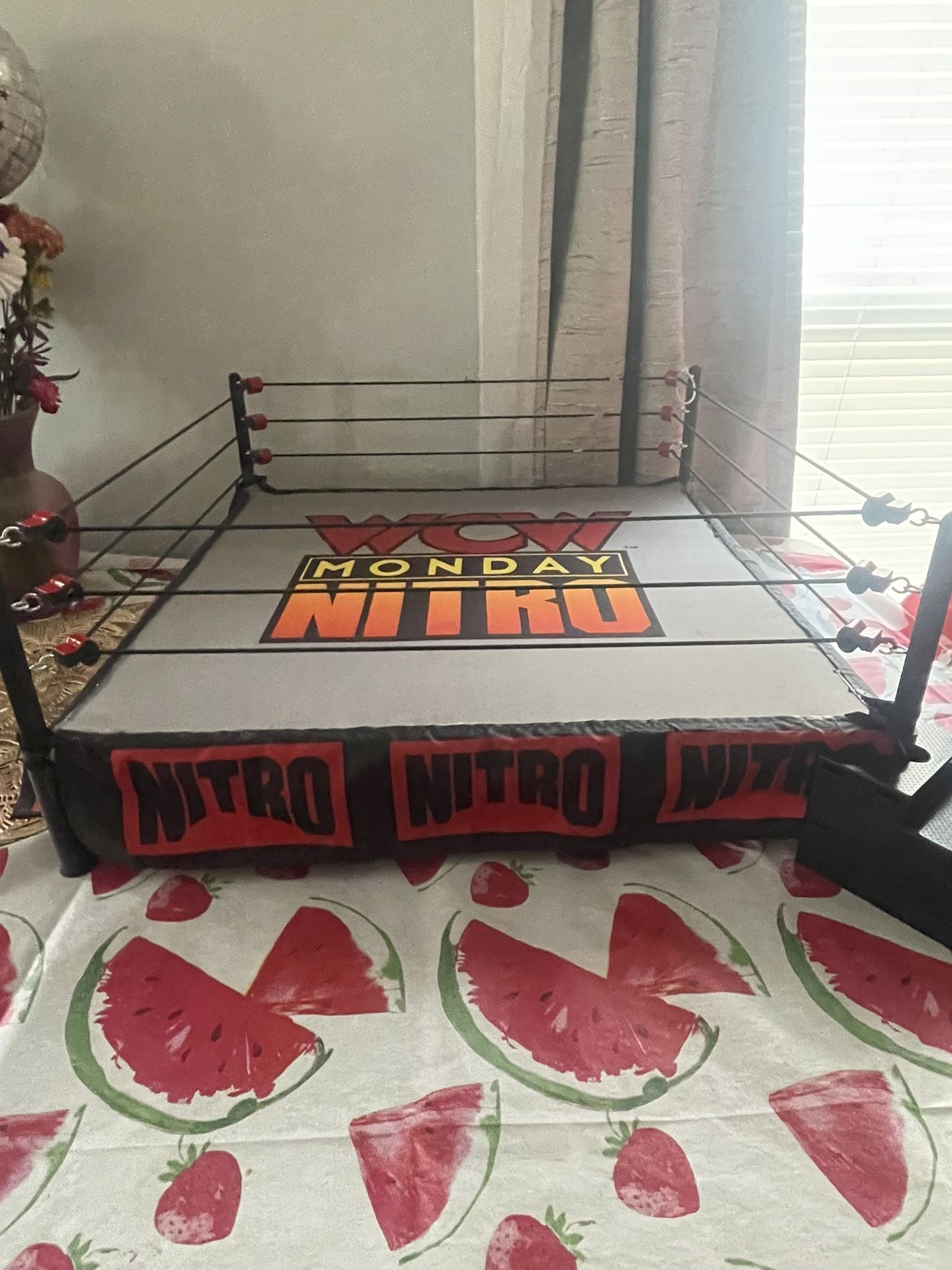 Custom Wcw Wrestlistic Ring