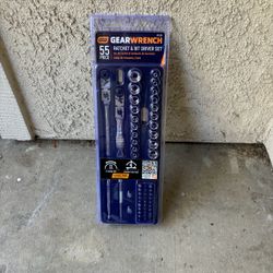 GearWrench 55 Piece Ratchet & Bit Driver Set
