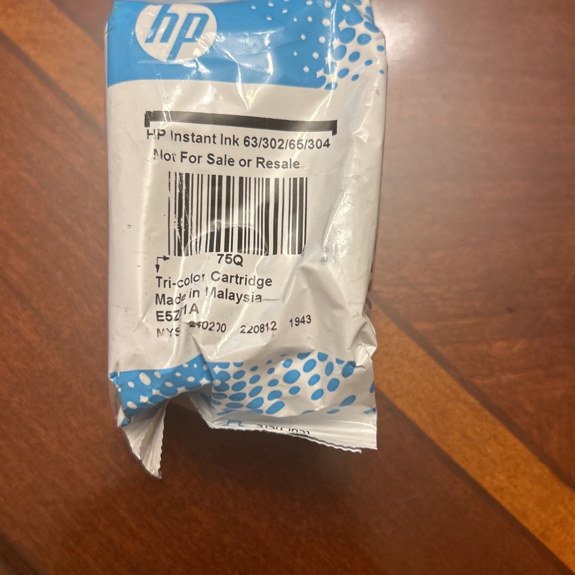 Hp instant ink 63/302/65/304 63 tri color cartridge