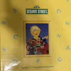 Sesame Street Silver Plated Picture Frame