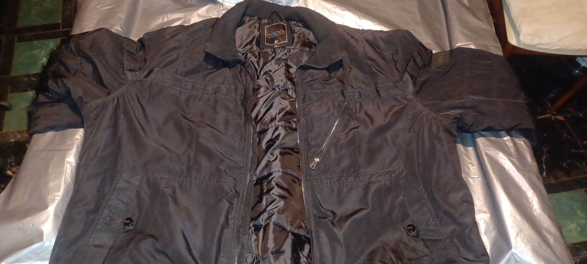5x Coogi Winter Coat All Black