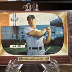 MICKEY MANTLE 1996 TOPPS #202 5 OF 19 BASEBALL CARD NEW YORK YANKEES 1955 BOWMAN