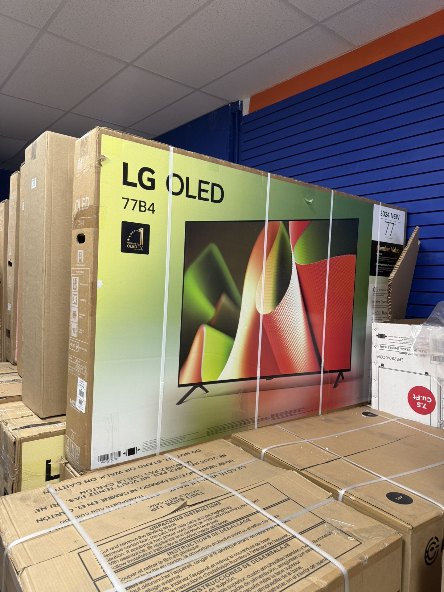 LG 77” OLED B4 SERIES 4K HDR SMART TV