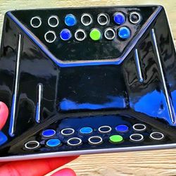 Mcm Mid Century Modern Rorstrand Square Art Deco Geometric Dish MADE IN SWEDEN