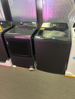 GE Top Load Washer and Electric Dryer!