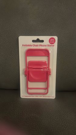 New Pink Foldable Stand Chair Smart Cell Phone Holder