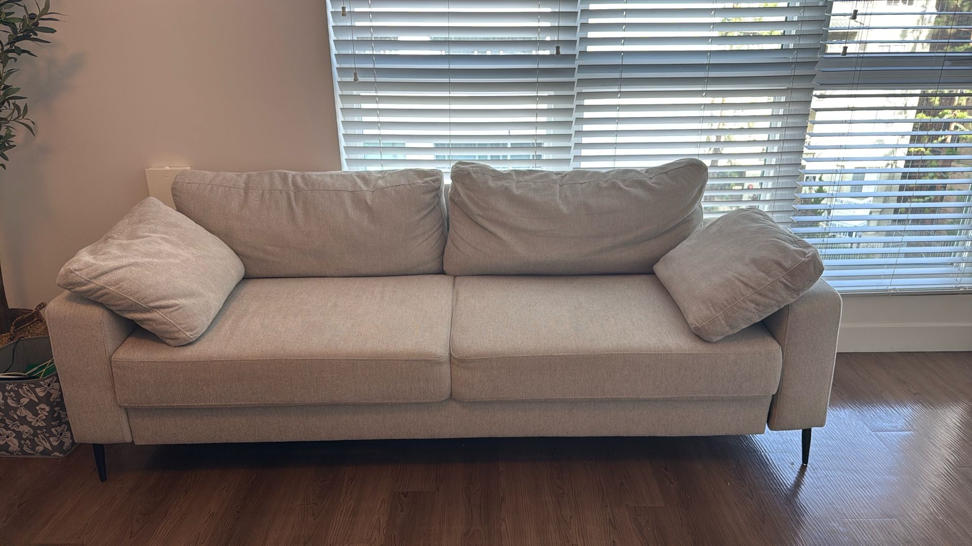 wayfair beige couch