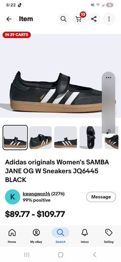 Adidas originals Women's SAMBA JANE OG W Sneakers JQ6445 BLACK