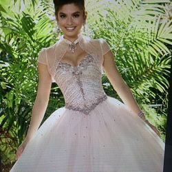 Morilee Quinceañera Dress In blush Size 2