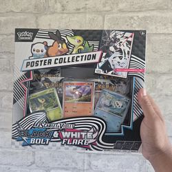 Pokemon unova black bolt white flare poster collection