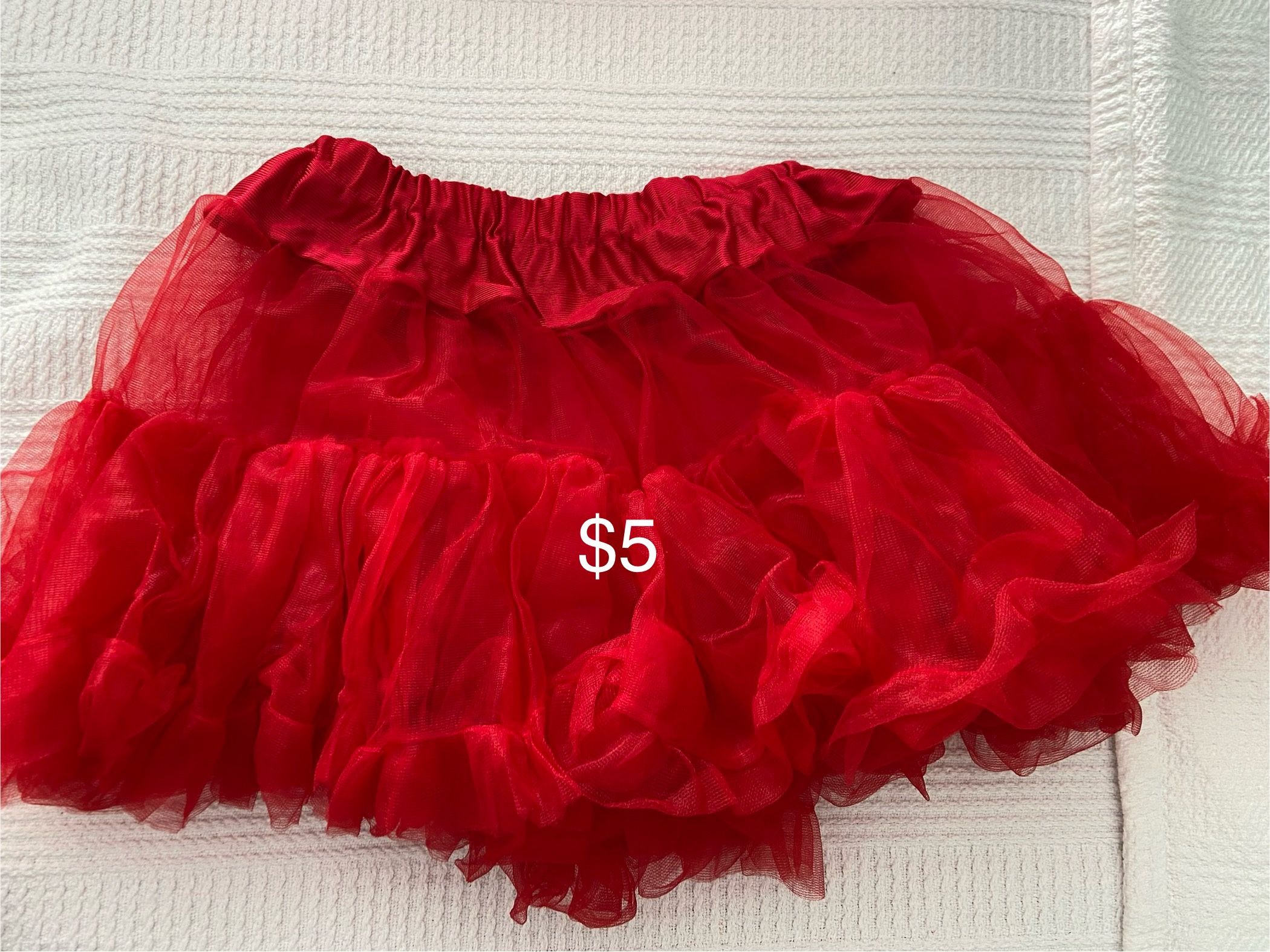 Red Halloween Costume Skirt