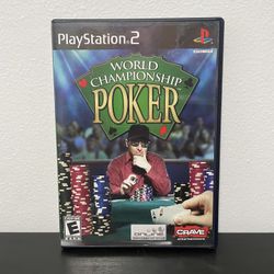 World Championship Poker Sony PS2 PlayStation 2 Video Game Cards Texas Hold Em