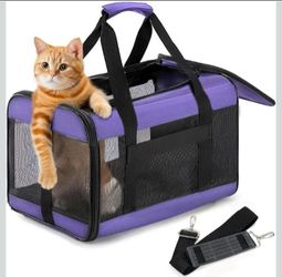 Conlun Cat Carrier Airline Approved, Purple