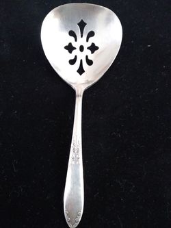 Vintage national silverplated bon bon spoon