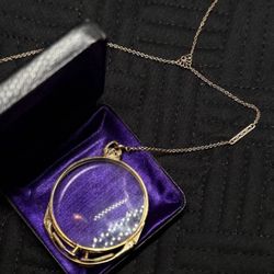 Victorian Folding Spectacles 12K SGP w/ Original Case & Chain|Late 1800s Antique