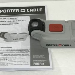 PORTER CABLE PCC701 20v 20 Volt Lithium LED Flashlight Worklight NEW