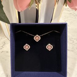 NEW Swarovski Necklace and Earring Set