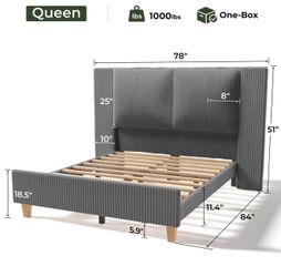Fuel size bed frame / no mattress