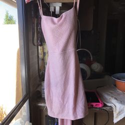 Baby Pink Mini Dress