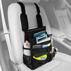 “New”Car Front Seat Organizer Backpack (car/Truck) 16”lap Top Sleeve, Bottle Holder, File Pockets(retail$39)
