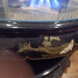 Beautiful Chinese Table Inlaid With Mother Of Pearl 