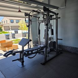 Smith Machine 2001 | Multi-Use Adj Bench | Gym Equipment | Fitness | Squat Rack | Excercise |🔴WEIGHTS AND BARBELL SOLD SEPARATELY 🔴 FREE DELIVERY 🚚