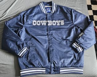 Dallas Cowboys NFL Satin Bomber Jacket XL