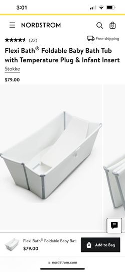 STOKKE Baby Bath Tub With Infant Insert