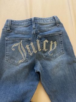 Juicy Couture Rhinestone Denim Jeans
