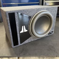 JL W7 13.5 subwoofer with custom box 