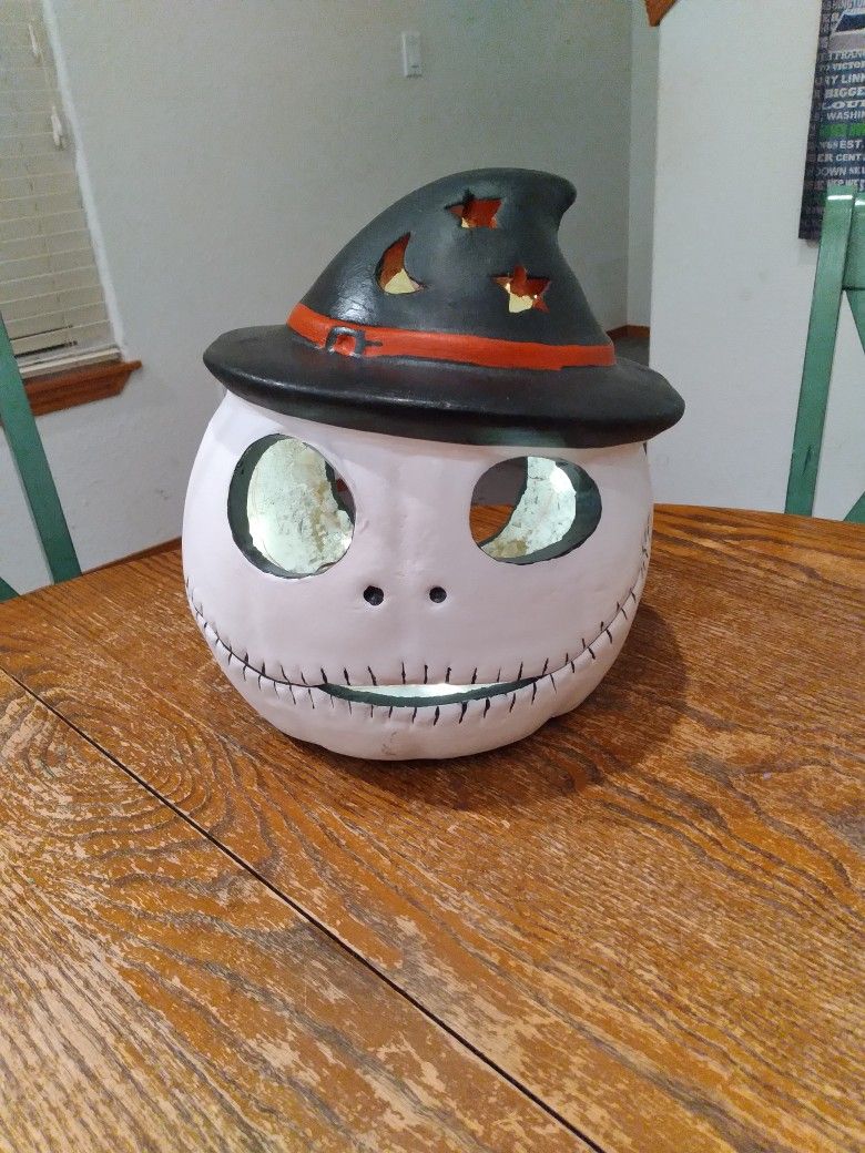 Halloween Decoration. Added A Sting of Lights Inside.  Can Change Between Flashing Or Always On.  $40