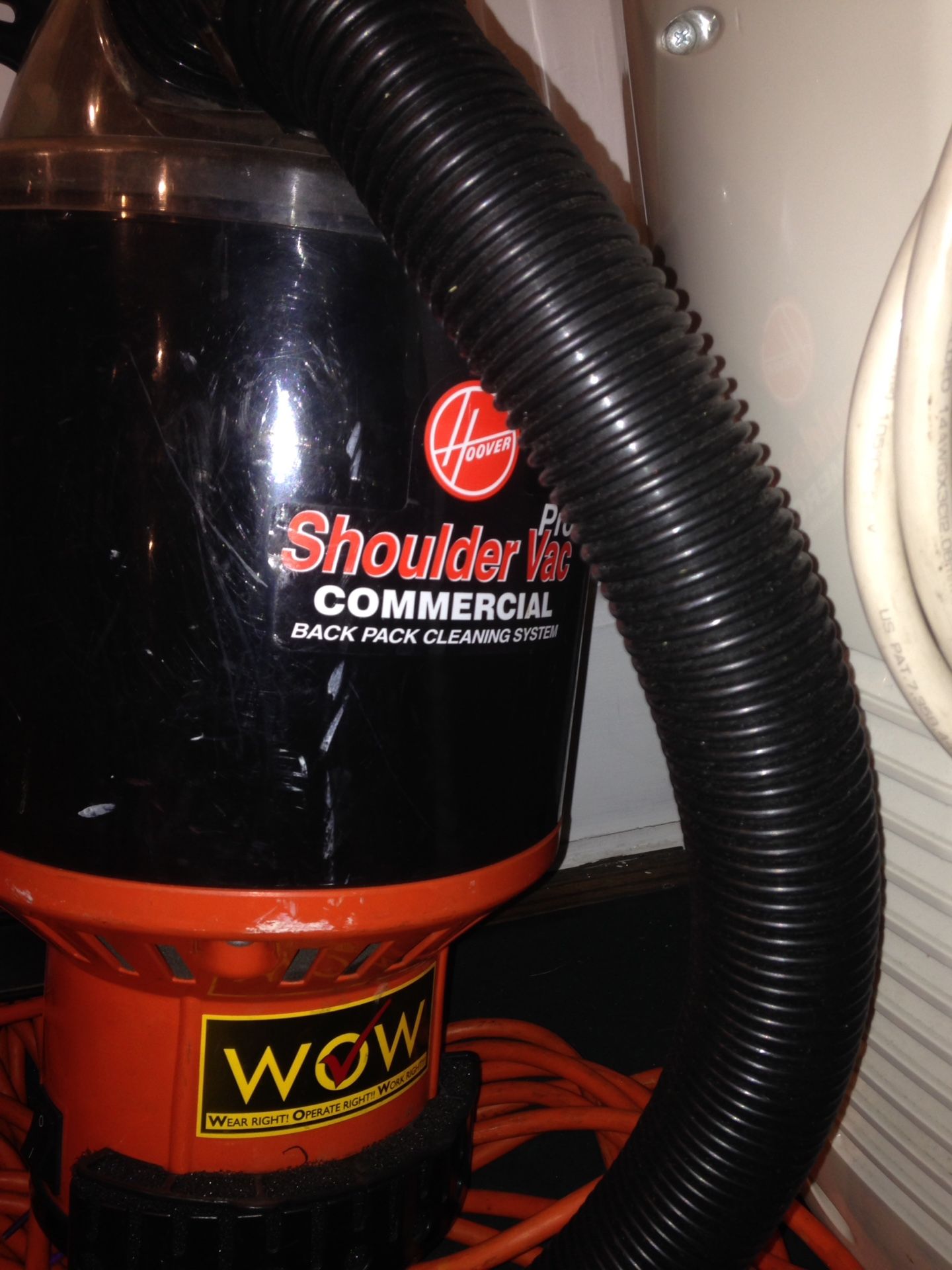Shoulder vacuum commercial Hoover