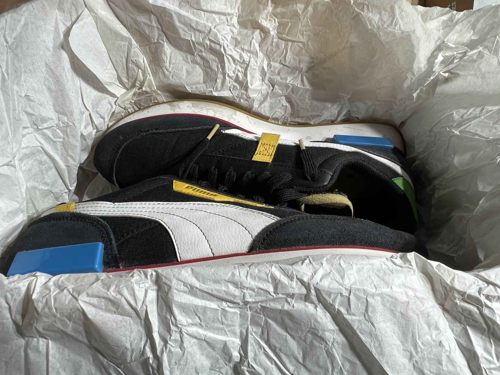 Puma Future Rider Union Black Sharp Green