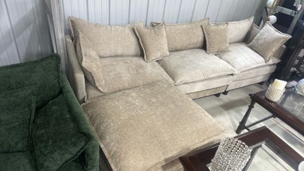 Beige luxury sofa