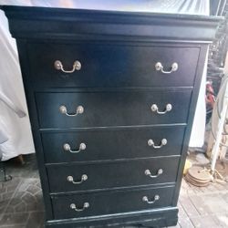 Black Wooden Dresser