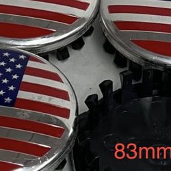 Chevrolet Or GMC Wheels Center Caps Set 83mm