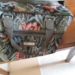 Jordache Carry On Bag With Tapestry Design